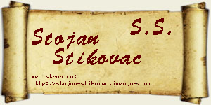 Stojan Štikovac vizit kartica